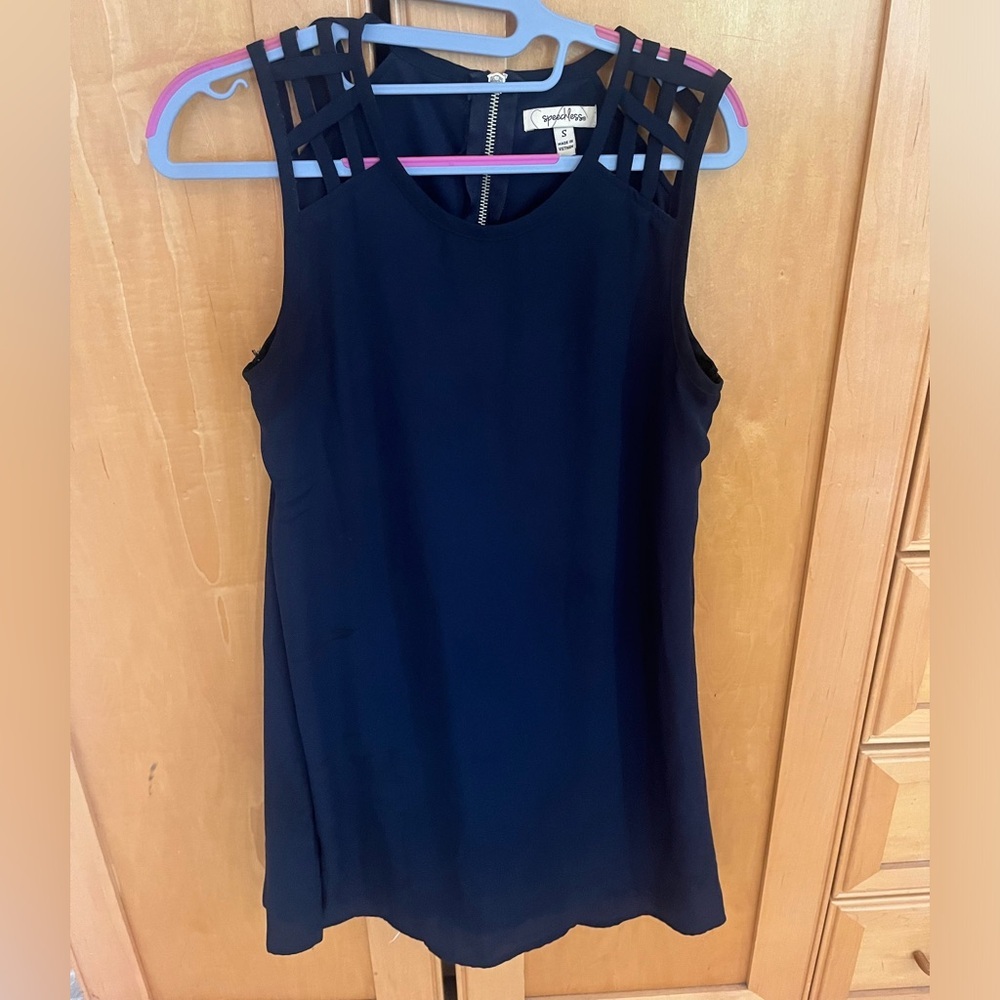 Speechless Navy Dress